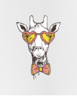 puodelis Hipster Giraffe puodelis Hipster Giraffe